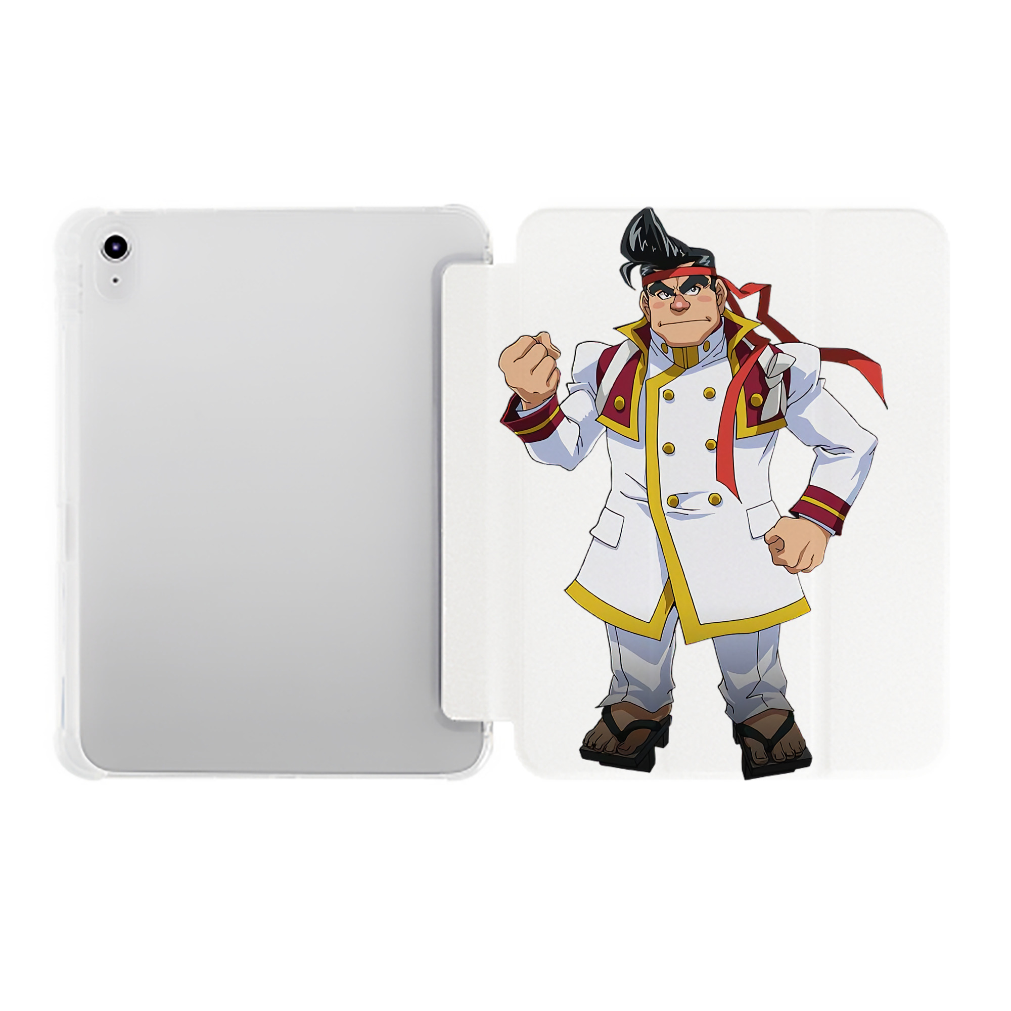 （画像用） 遊☆戯☆王 Yu-Gi-Oh! IPad ケース ペン収納付き 三つ折りスタンド PUレザー×シリコン 対応機種9.5/10.5/10.9インチ